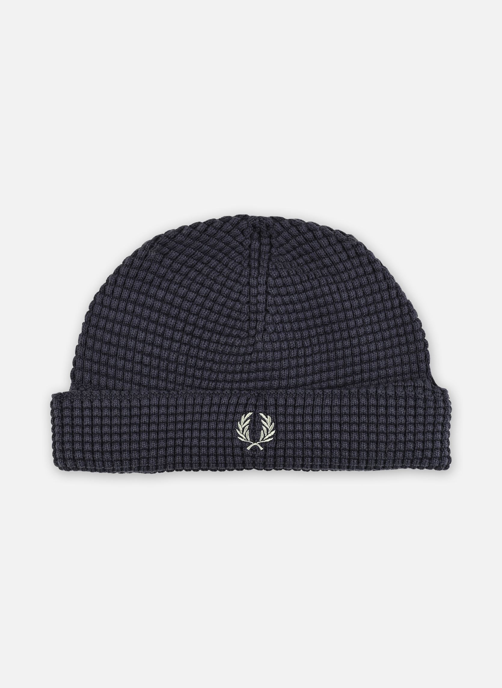 Bonnets Waffle Beanie bleu Fred Perry Bonnets Waffle Beanie bleu Dark Airforce
