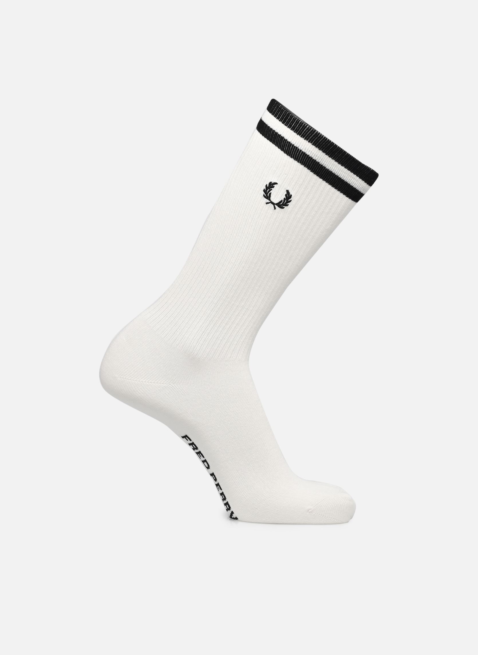 Socken Tipped Sports Sock weiß Fred Perry Socken Tipped Sports Sock weiß SNOWWHITE/BLACK
