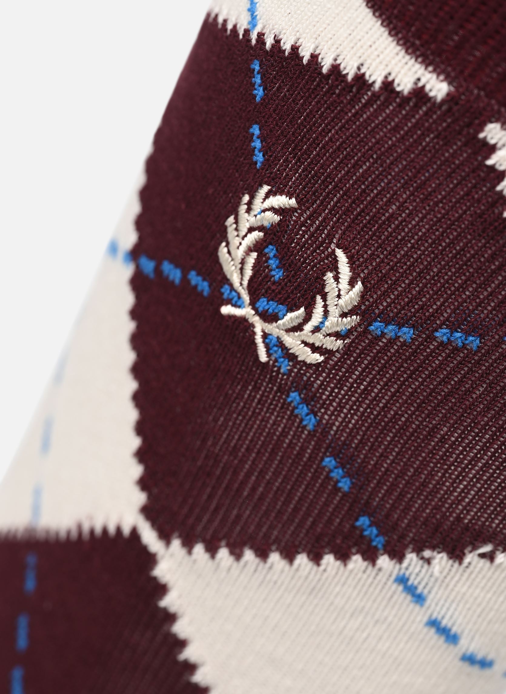 Chaussettes Jacquard Argyle Sock bordeaux Fred Perry Chaussettes Jacquard Argyle Sock bordeaux OXBLD/ECR/CRTBLU