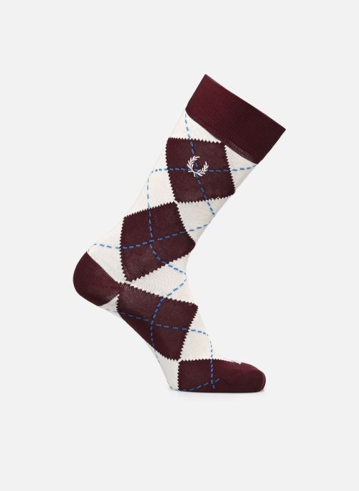 Fred Perry Chaussettes Jacquard Argyle Sock bordeaux