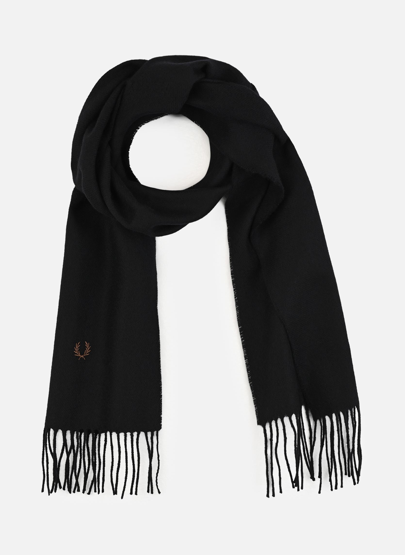 Schals Lambswool Scarf schwarz Fred Perry Schals Lambswool Scarf schwarz Black