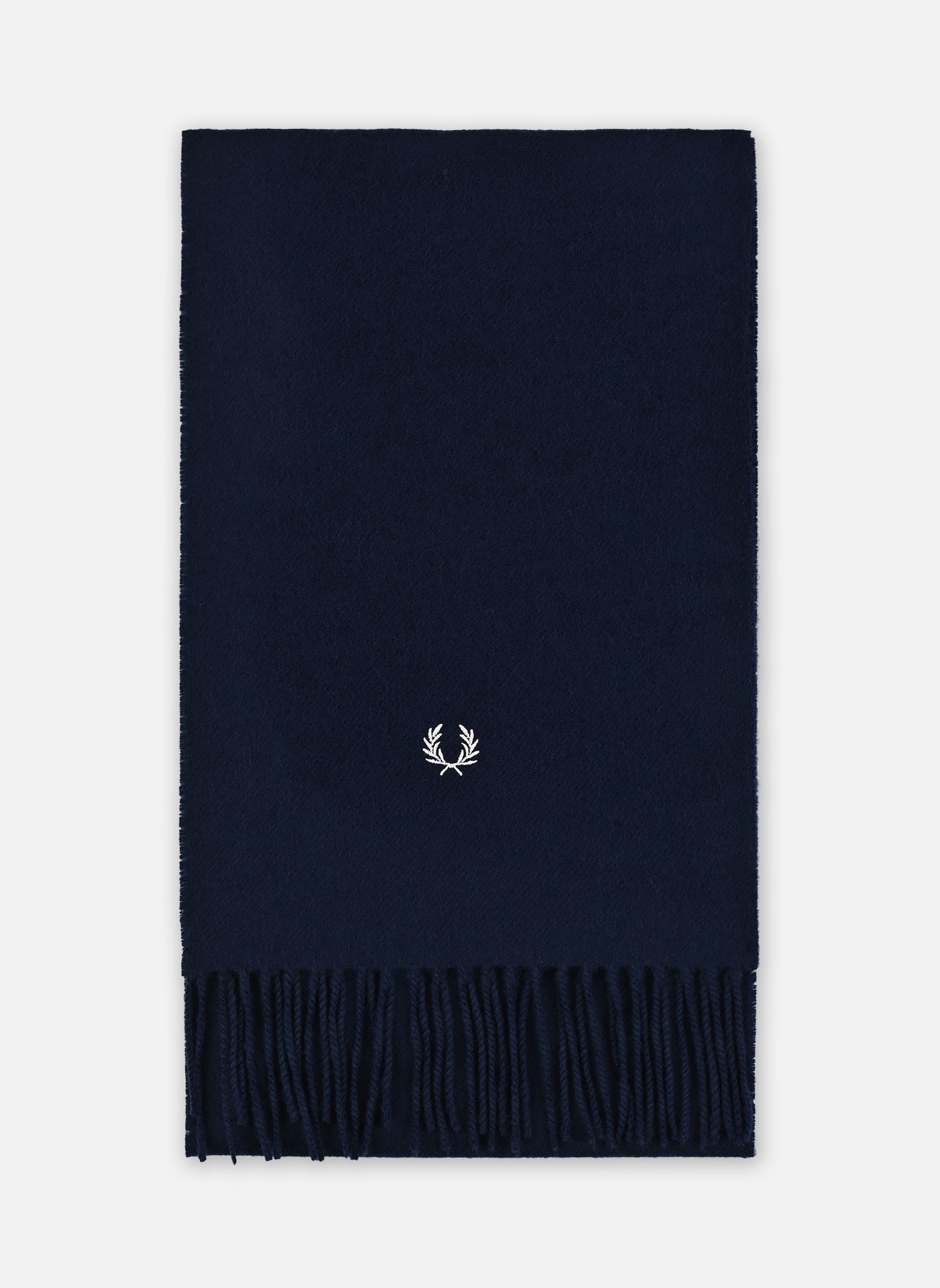 Echarpes Lambswool Scarf bleu Fred Perry Echarpes Lambswool Scarf bleu Navy