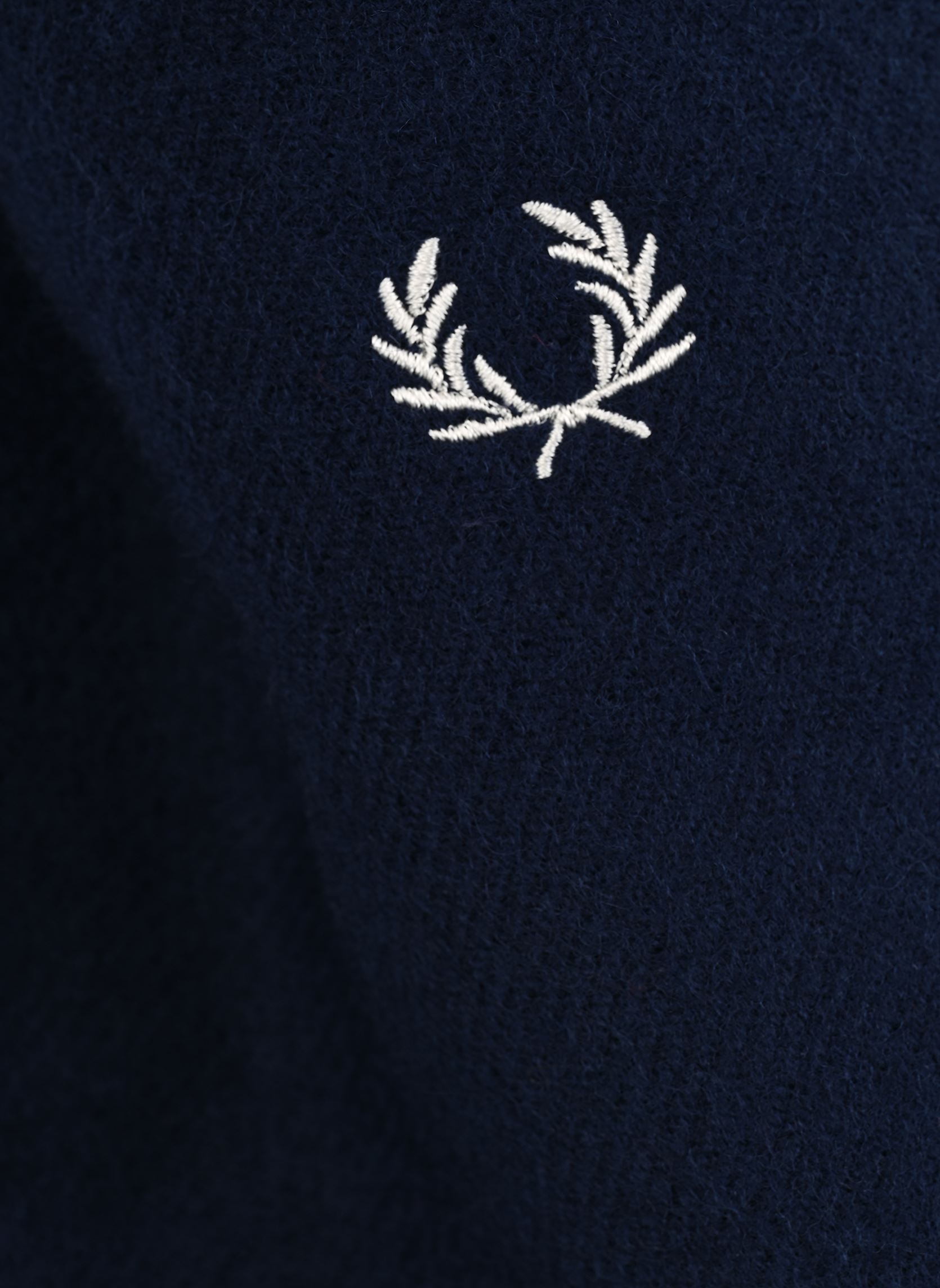 Echarpes Lambswool Scarf bleu Fred Perry Echarpes Lambswool Scarf bleu Navy