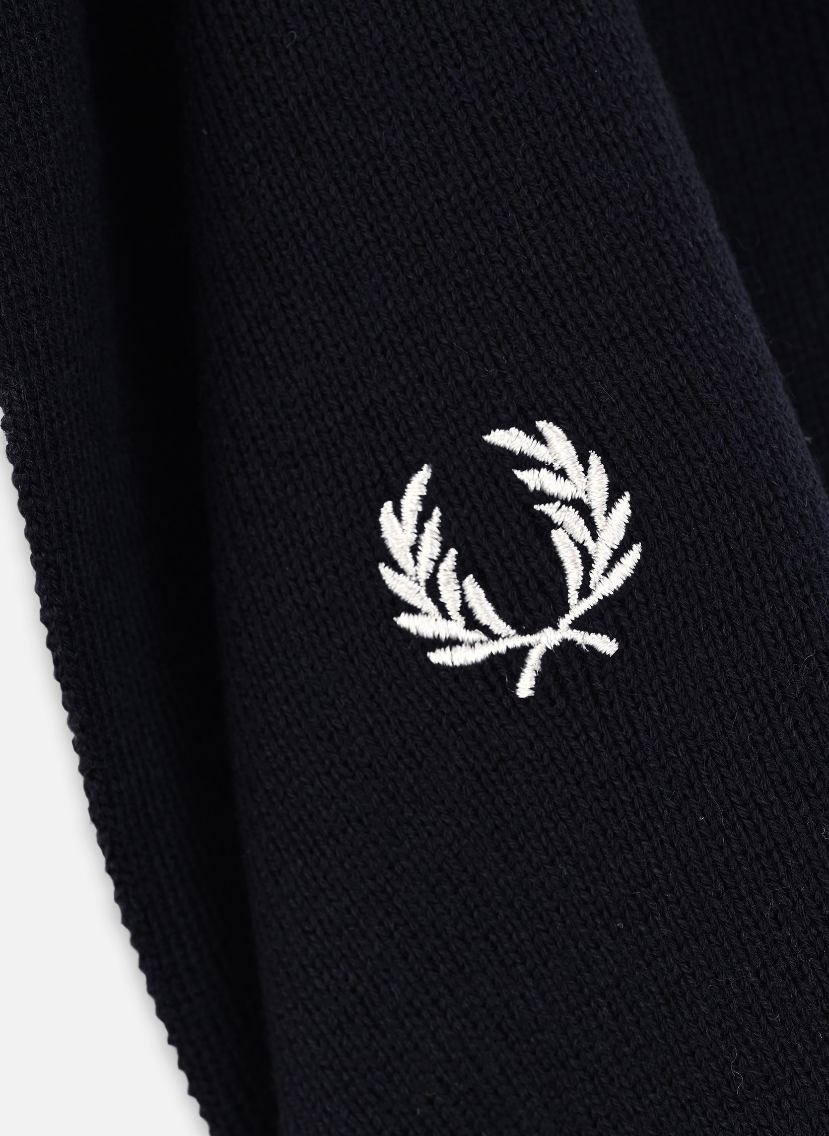 Echarpes Classic Merino Wool Scarf bleu Fred Perry Echarpes Classic Merino Wool Scarf bleu NAVY/ SNOW WHITE
