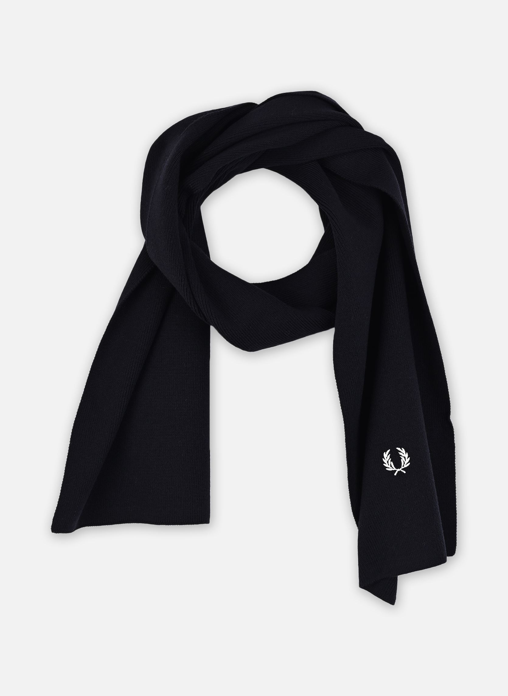 Echarpes Classic Merino Wool Scarf bleu Fred Perry Echarpes Classic Merino Wool Scarf bleu NAVY/ SNOW WHITE