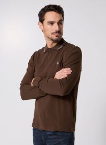 Polos manches courtes Ls Twin Tipped Fp Shirt homme marron Fred Perry Polos manches courtes Ls Twin Tipped Fp Shirt homme marron BRNTTBCC/STKPRTB
