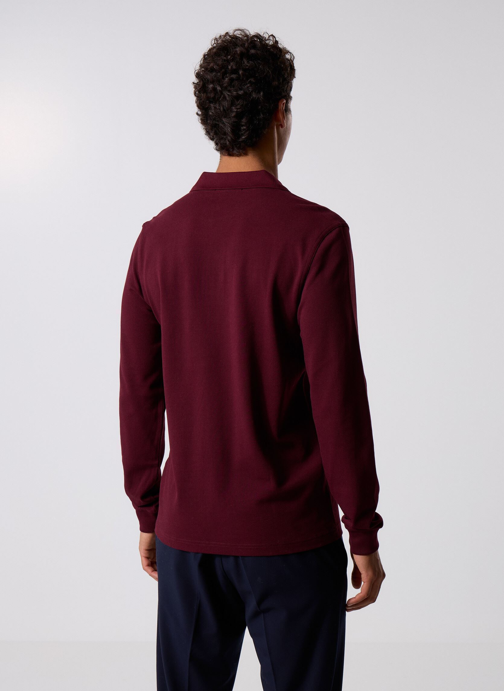 Kurzarm-Poloshirts Long Sleeve Fred Perry Shirt herren bordeaux Fred Perry Kurzarm-Poloshirts Long Sleeve Fred Perry Shirt herren bordeaux OXBLOOD