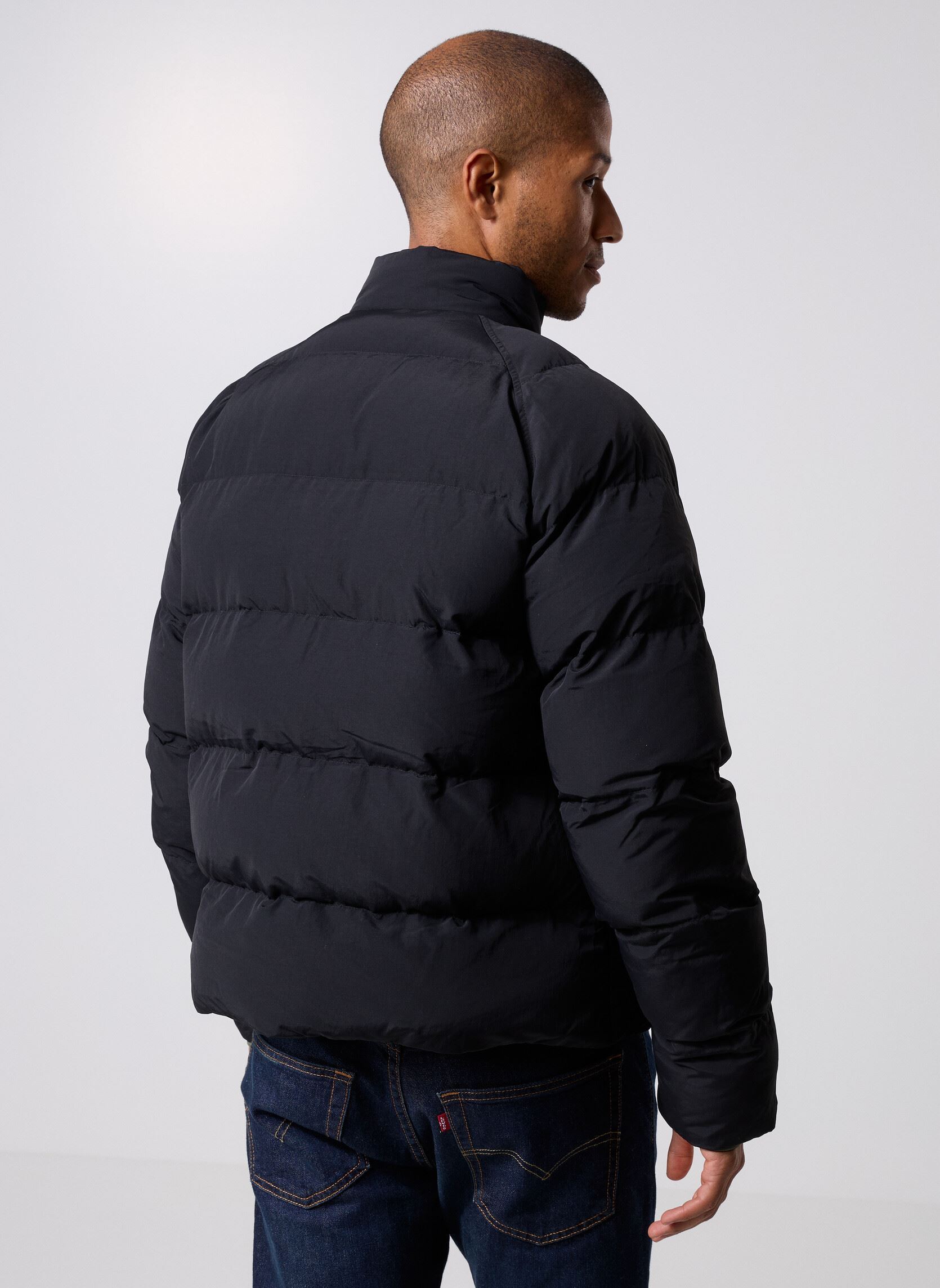 Daunenjacken Raglan Sleeve Padded Jacket herren schwarz Fred Perry Daunenjacken Raglan Sleeve Padded Jacket herren schwarz Black