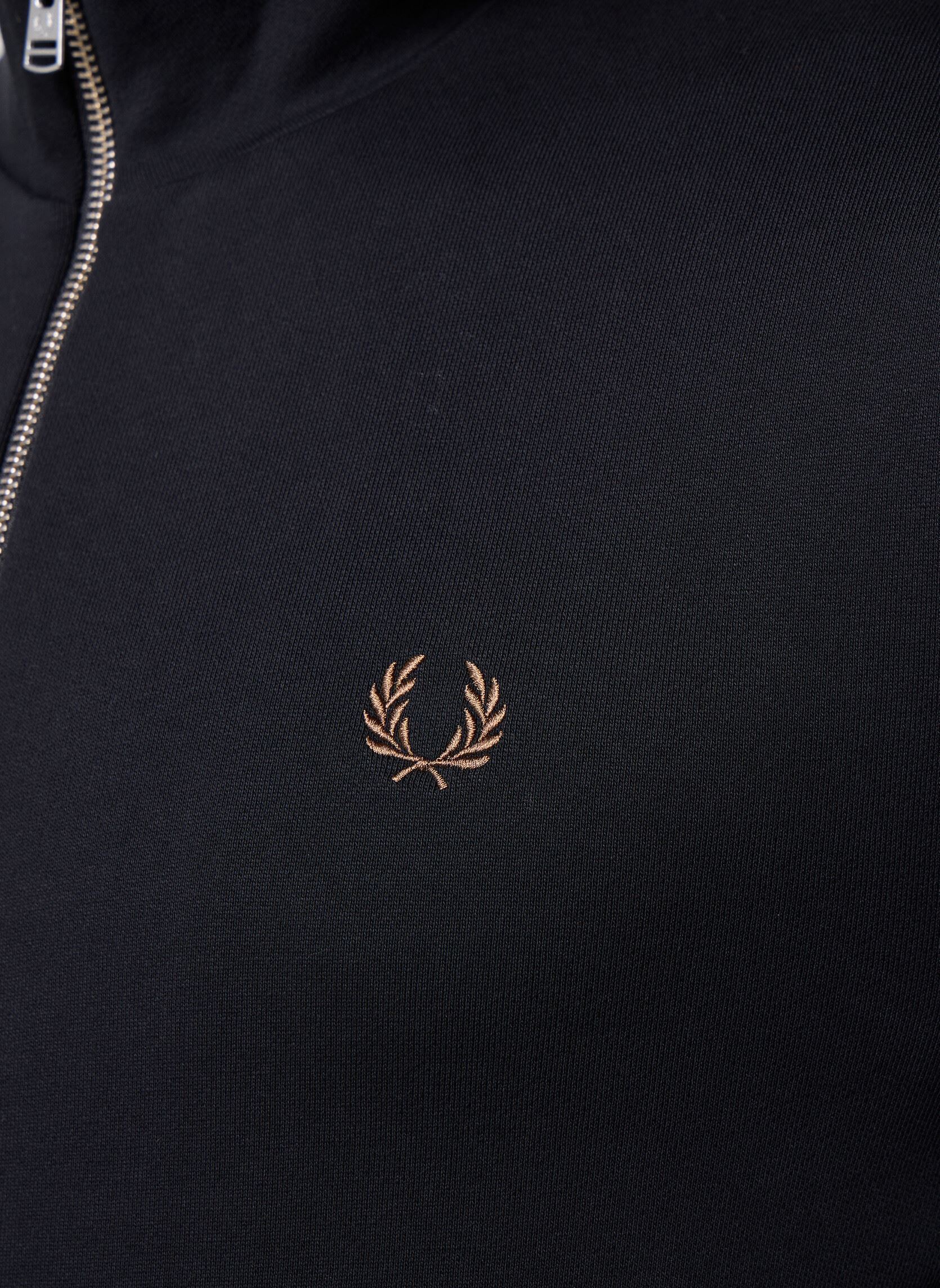 Sweats zippés Zip Through Sweatshirt homme noir Fred Perry Sweats zippés Zip Through Sweatshirt homme noir BLACK