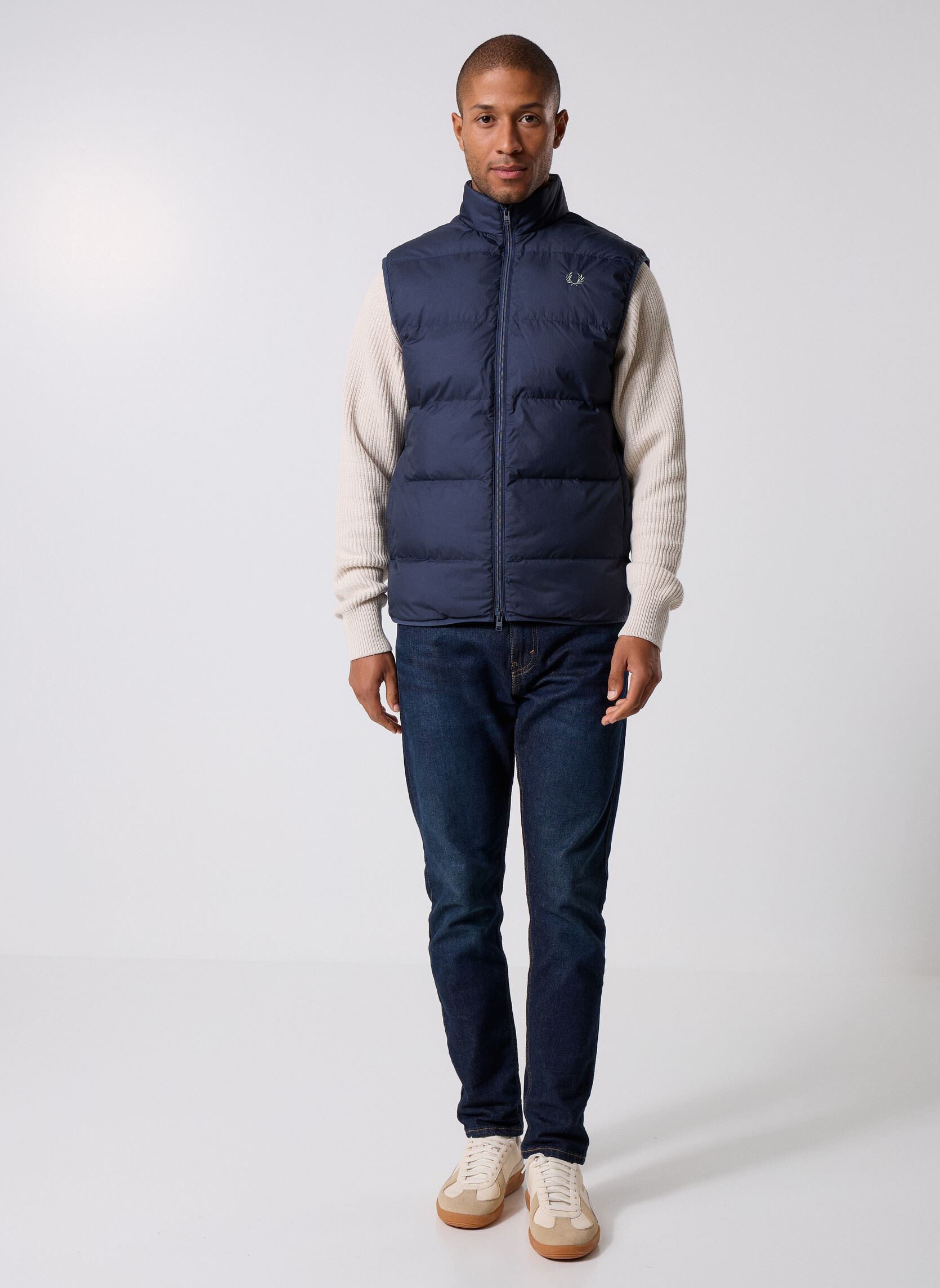 Doudounes sans manches Insulated Gilet homme bleu Fred Perry Doudounes sans manches Insulated Gilet homme bleu Dark Airforce