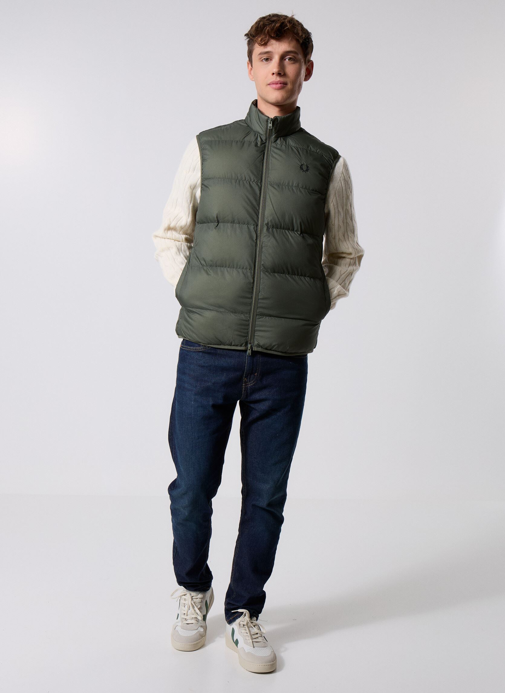 Doudounes sans manches Insulated Gilet homme vert Fred Perry Doudounes sans manches Insulated Gilet homme vert Lrl Wrth Green