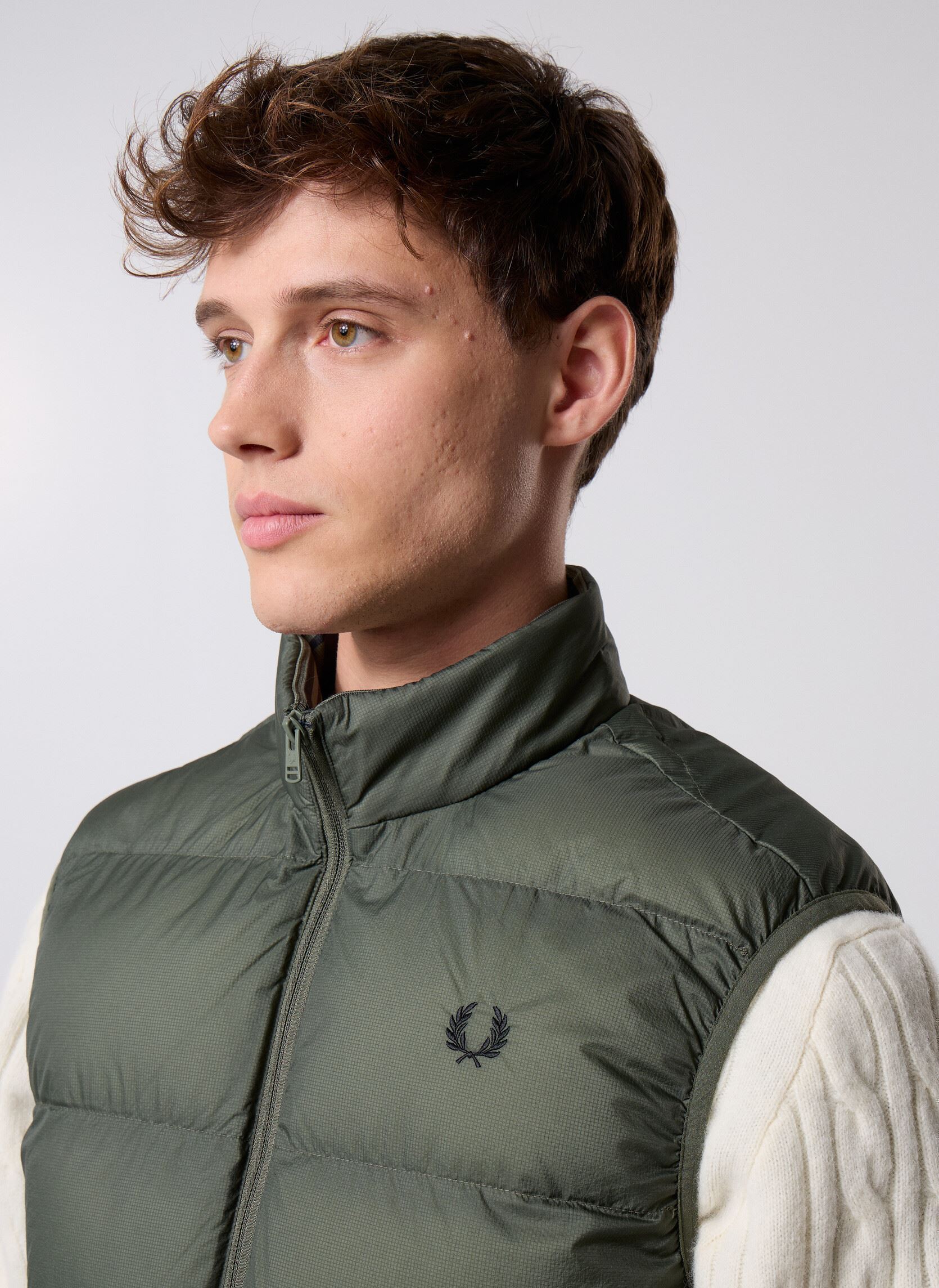 Doudounes sans manches Insulated Gilet homme vert Fred Perry Doudounes sans manches Insulated Gilet homme vert Lrl Wrth Green
