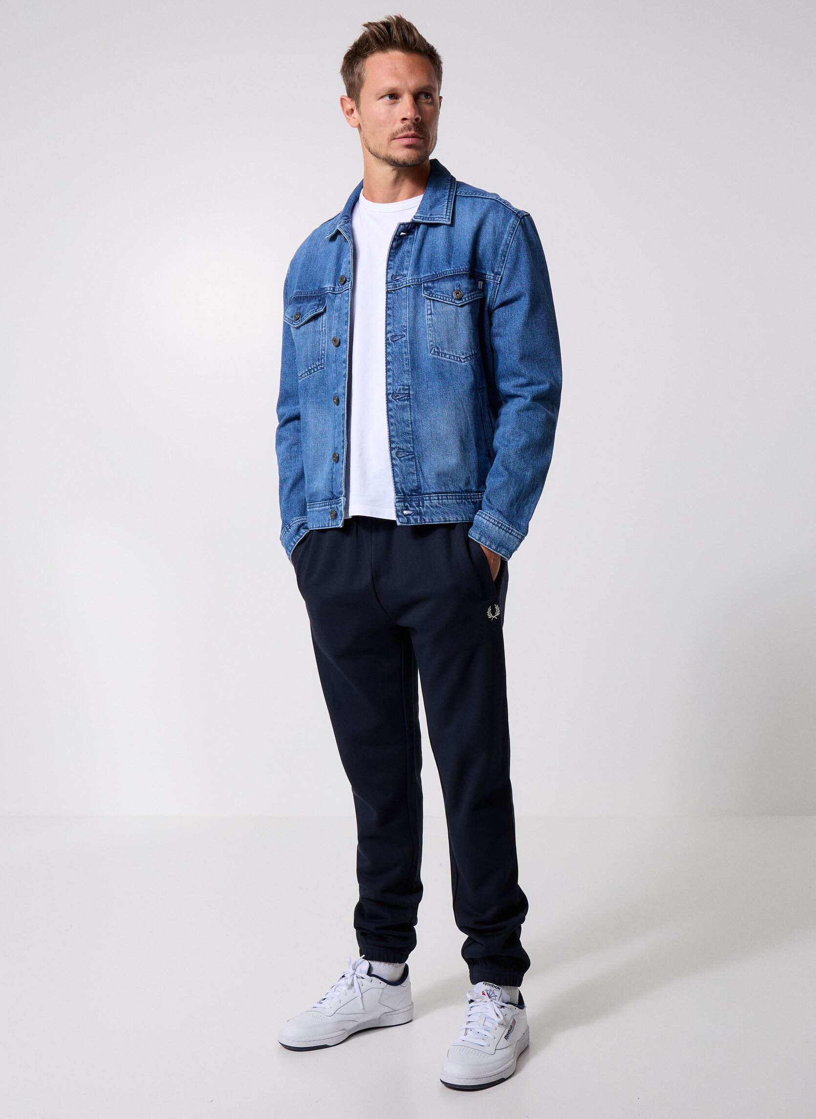 Joggingbroeken Classic Sweatpant heren blauw Fred Perry Joggingbroeken Classic Sweatpant heren blauw Navy