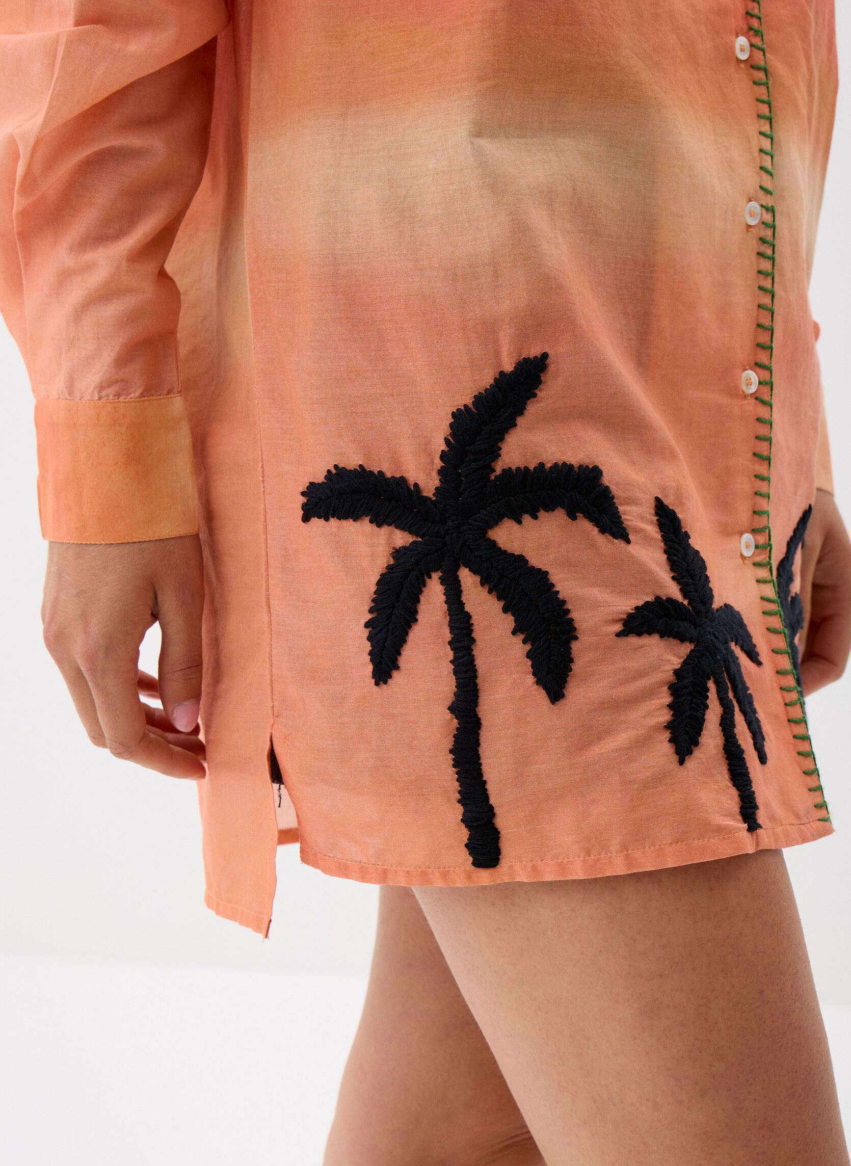 Lange mouw overhemden Pink Farwest Tunic dames oranje Arizona Love Lange mouw overhemden Pink Farwest Tunic dames oranje Pink Farwest Print