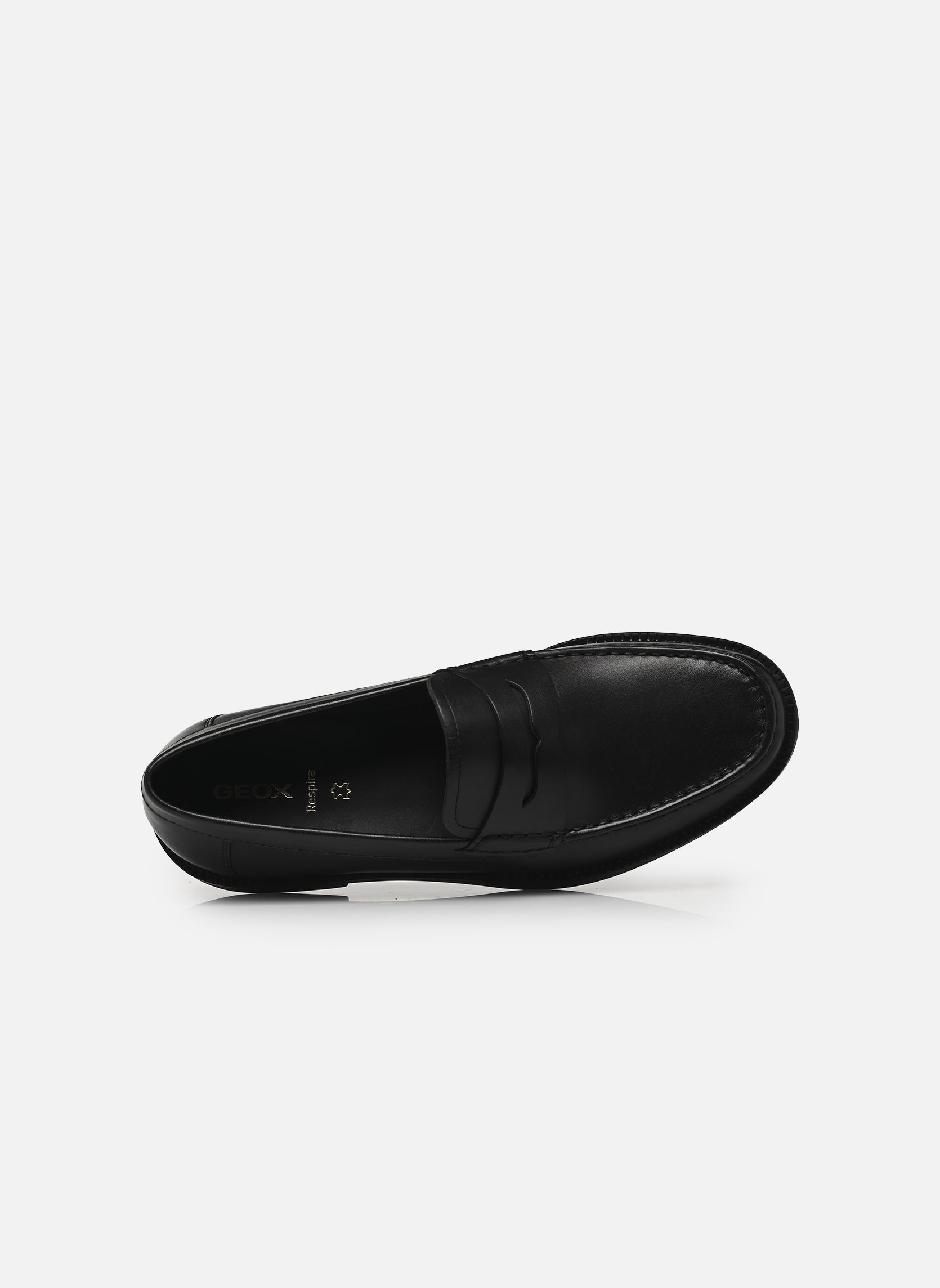 Mocassins U RECANATI D homme noir Geox Mocassins U RECANATI D homme noir BLACK