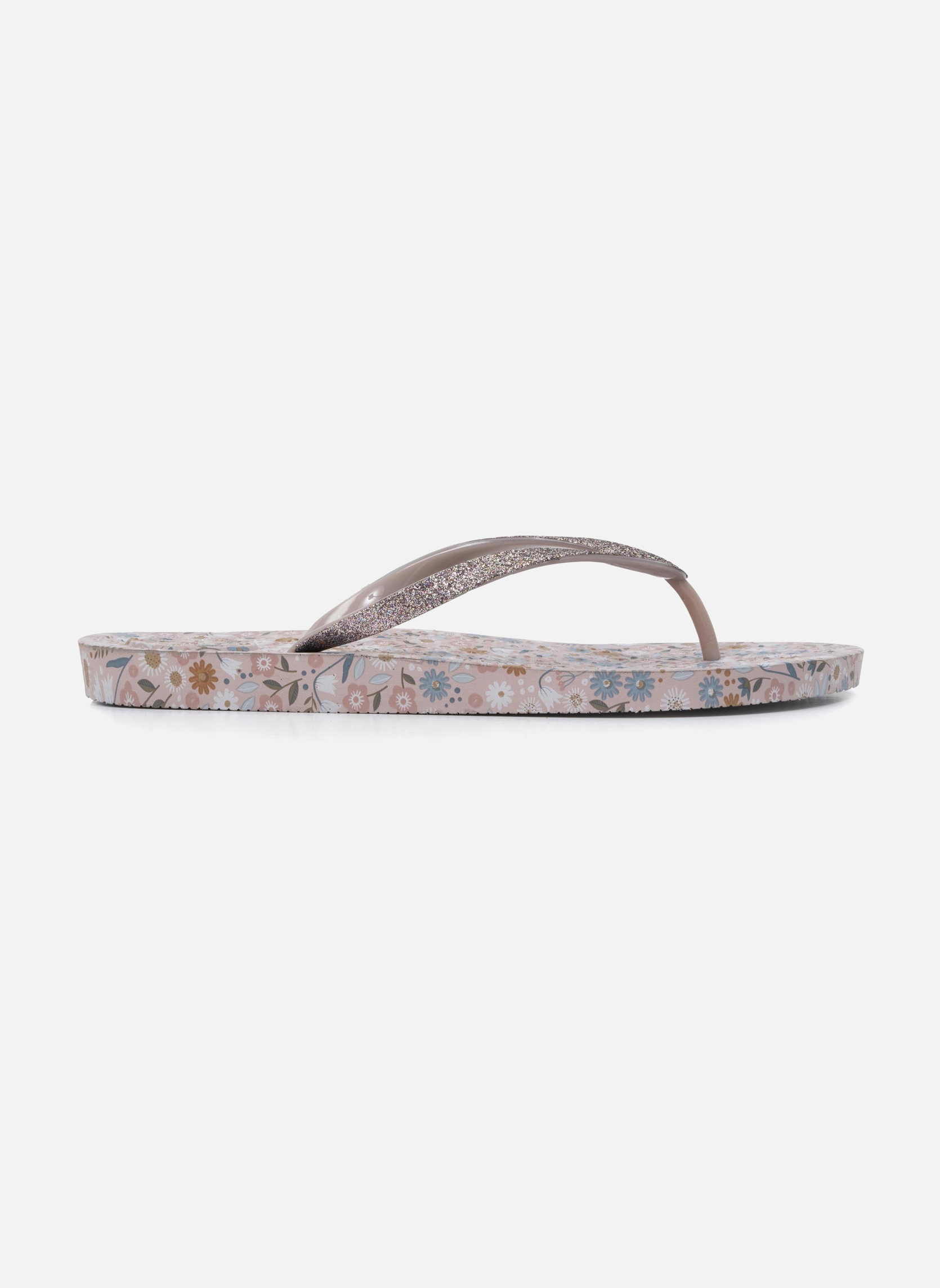 Tongs Tongs Femme imprimé Fleurs Taupe femme marron Isotoner Tongs Tongs Femme imprimé Fleurs Taupe femme marron Taupe