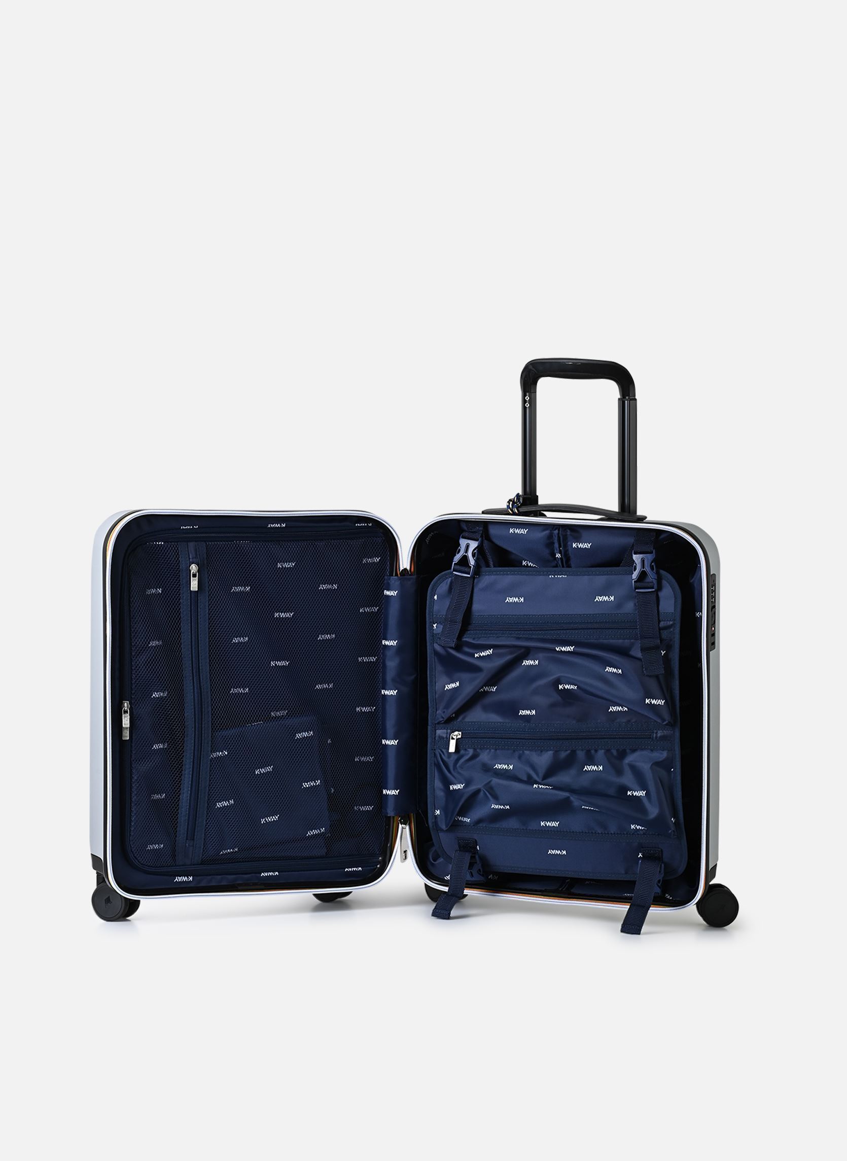 Koffer Eudoxie Logo grau K-Way Koffer Eudoxie Logo grau GREY MD