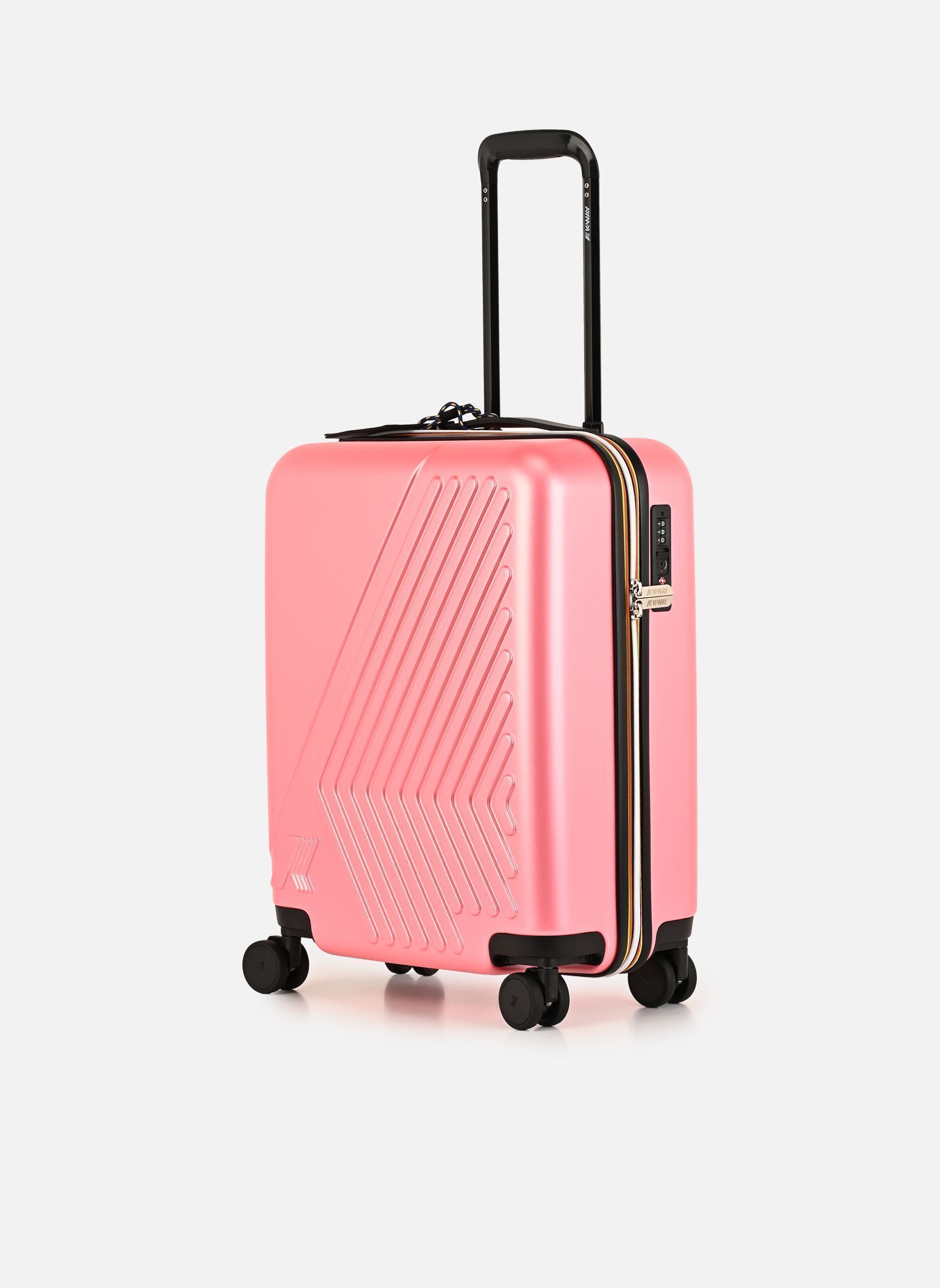 Koffer Eudoxie Logo damen rosa K-Way Koffer Eudoxie Logo damen rosa PINK GERANIUM
