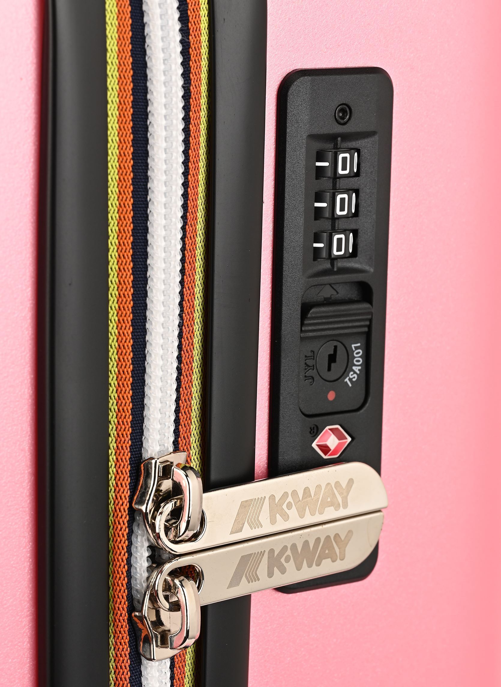 Koffer Eudoxie Logo damen rosa K-Way Koffer Eudoxie Logo damen rosa PINK GERANIUM