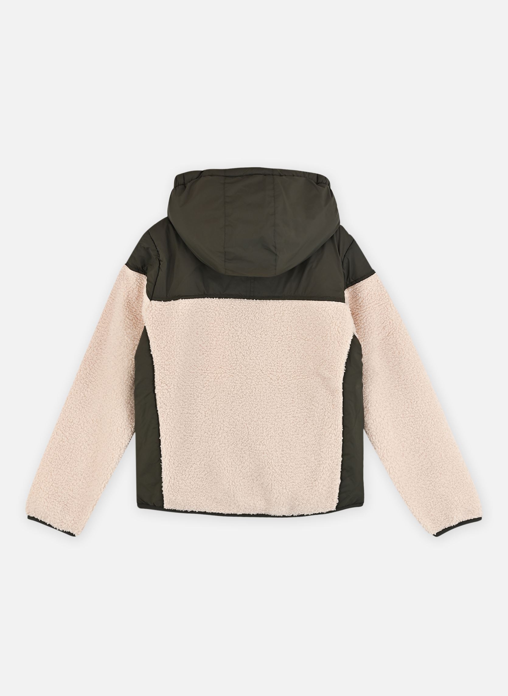 Sweatshirts mit Reißverschluss P. SAMSON 4.0 ORSETTO grün K-Way Sweatshirts mit Reißverschluss P. SAMSON 4.0 ORSETTO grün GREEN BLACKISH--ECRU