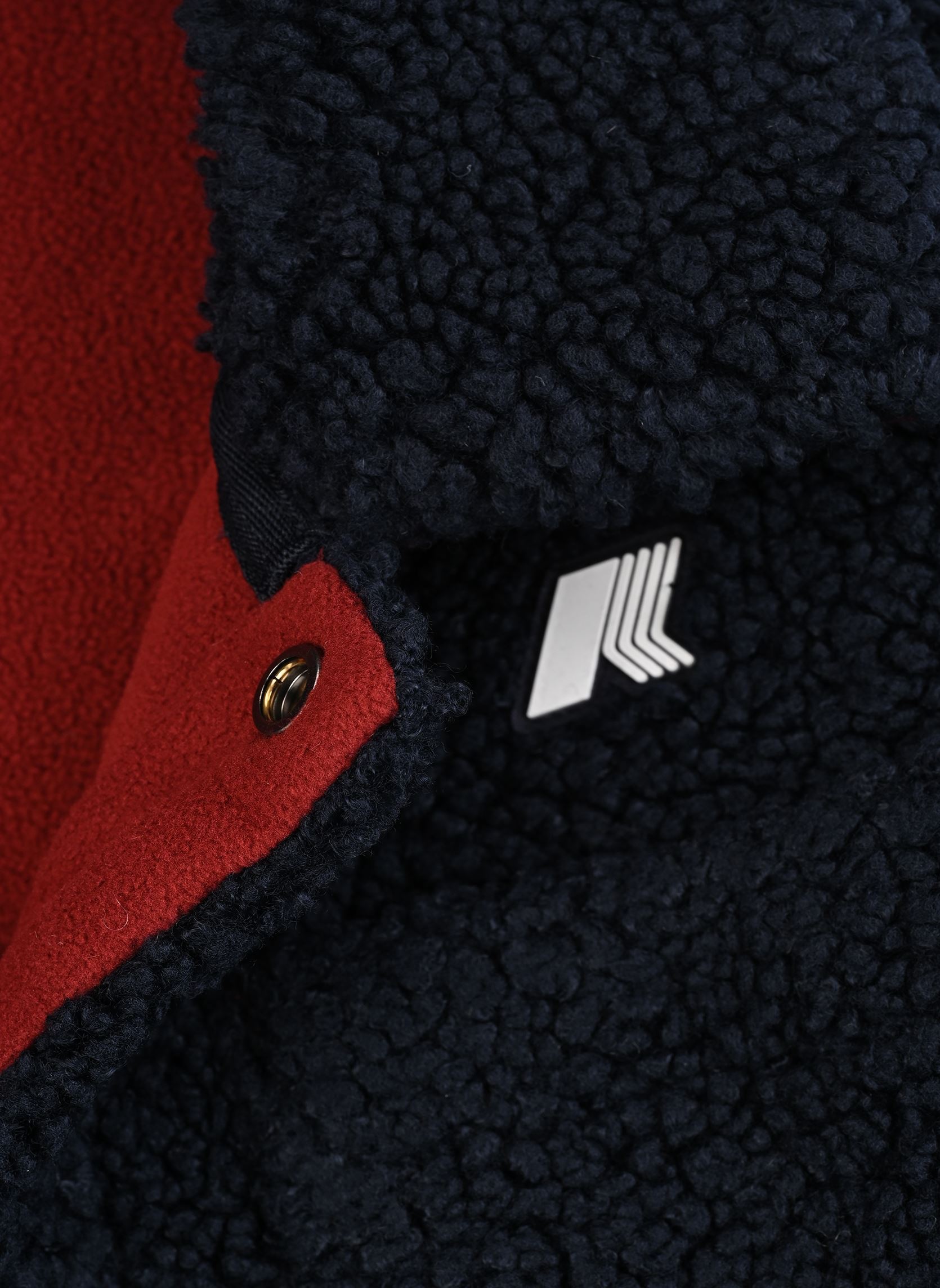 Fleece truien P. CAMERON SHERPA POLAR jongens blauw K-Way Fleece truien P. CAMERON SHERPA POLAR jongens blauw BLUE DEPTH - RED SYRAH