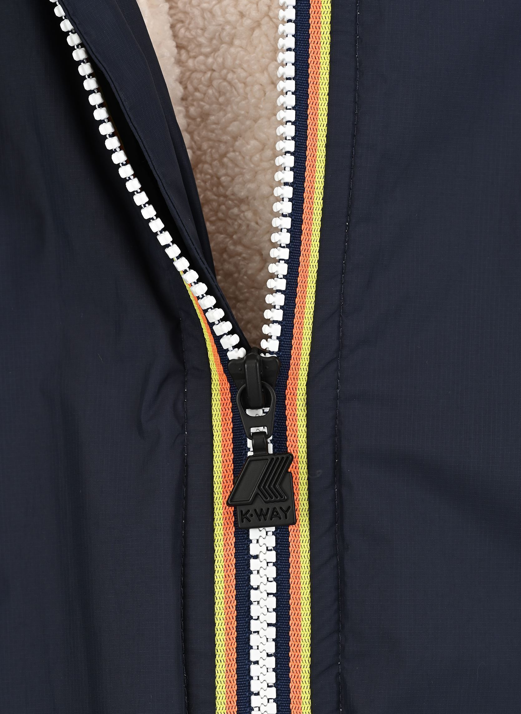 Vestes imperméables et coupe-vents P. LE VRAI 4.0 EIFFEL ORSETTO bleu K-Way Vestes imperméables et coupe-vents P. LE VRAI 4.0 EIFFEL ORSETTO bleu BLUE DEPTH