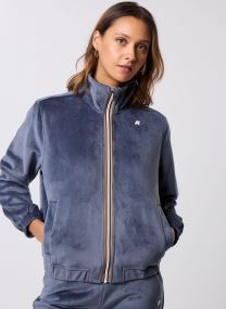 Sweaters met rits Viviette Velour Polar dames blauw