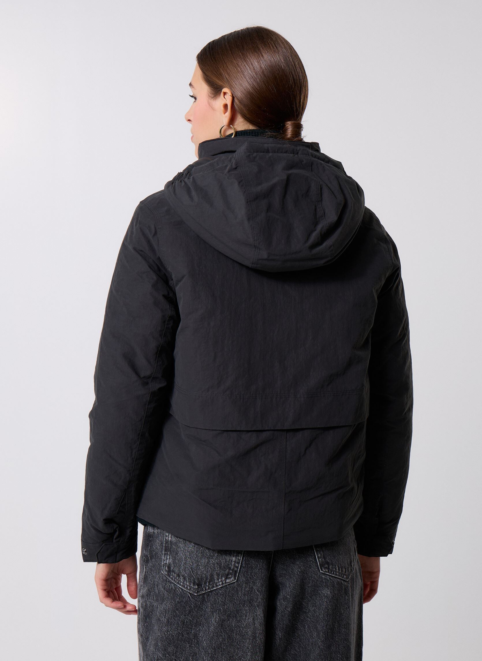 Regenjacken Kali Warm Cotton Nylon damen schwarz K-Way Regenjacken Kali Warm Cotton Nylon damen schwarz BLACK PURE