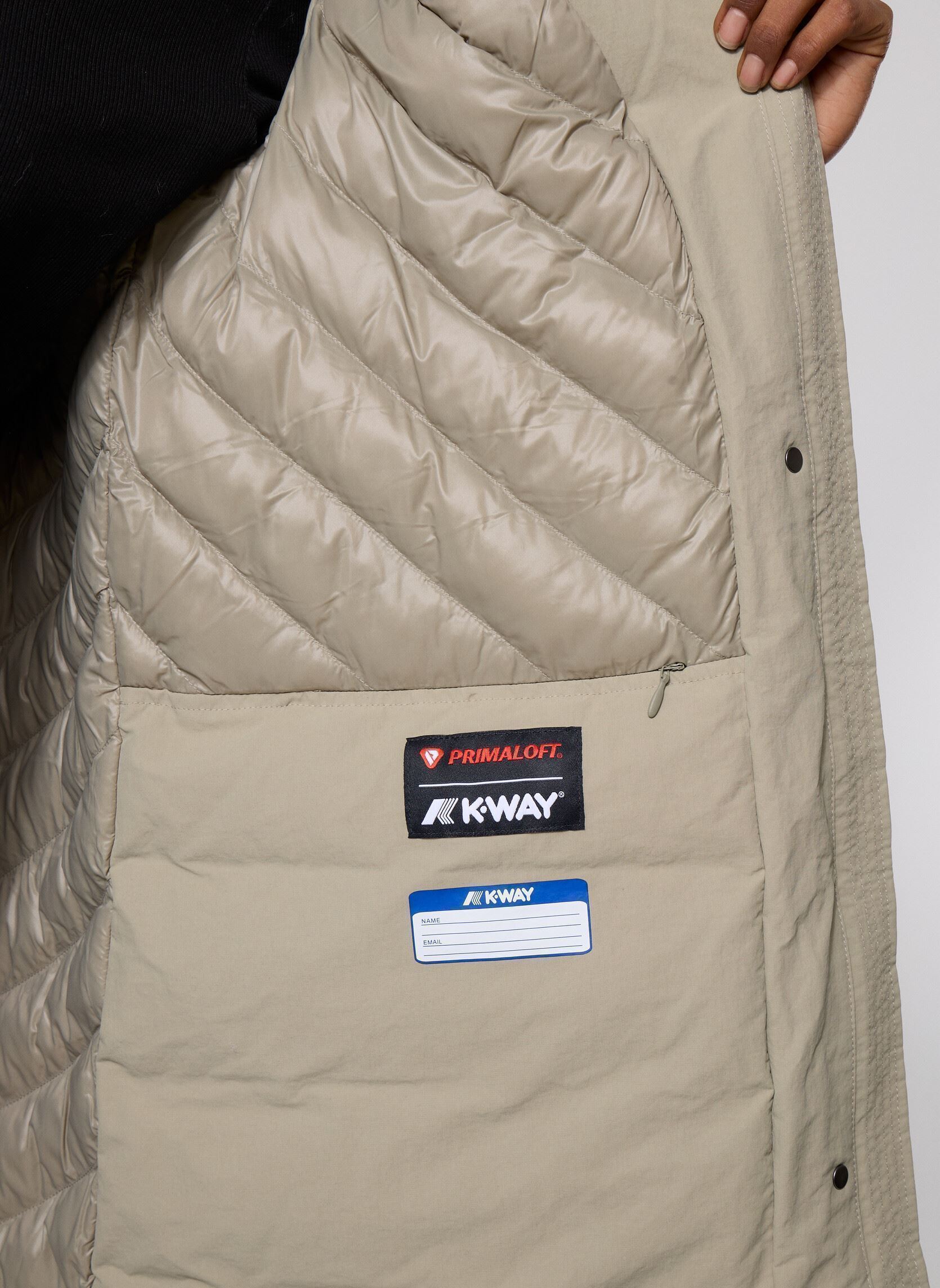 Regenjassen Kalisha Warm Cotton Nylon dames bruin K-Way Regenjassen Kalisha Warm Cotton Nylon dames bruin GREEN OAK
