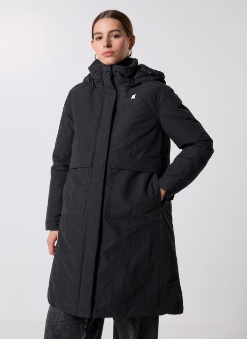 K-Way Vestes imperméable Kalisha Warm Cotton Nylon femme noir