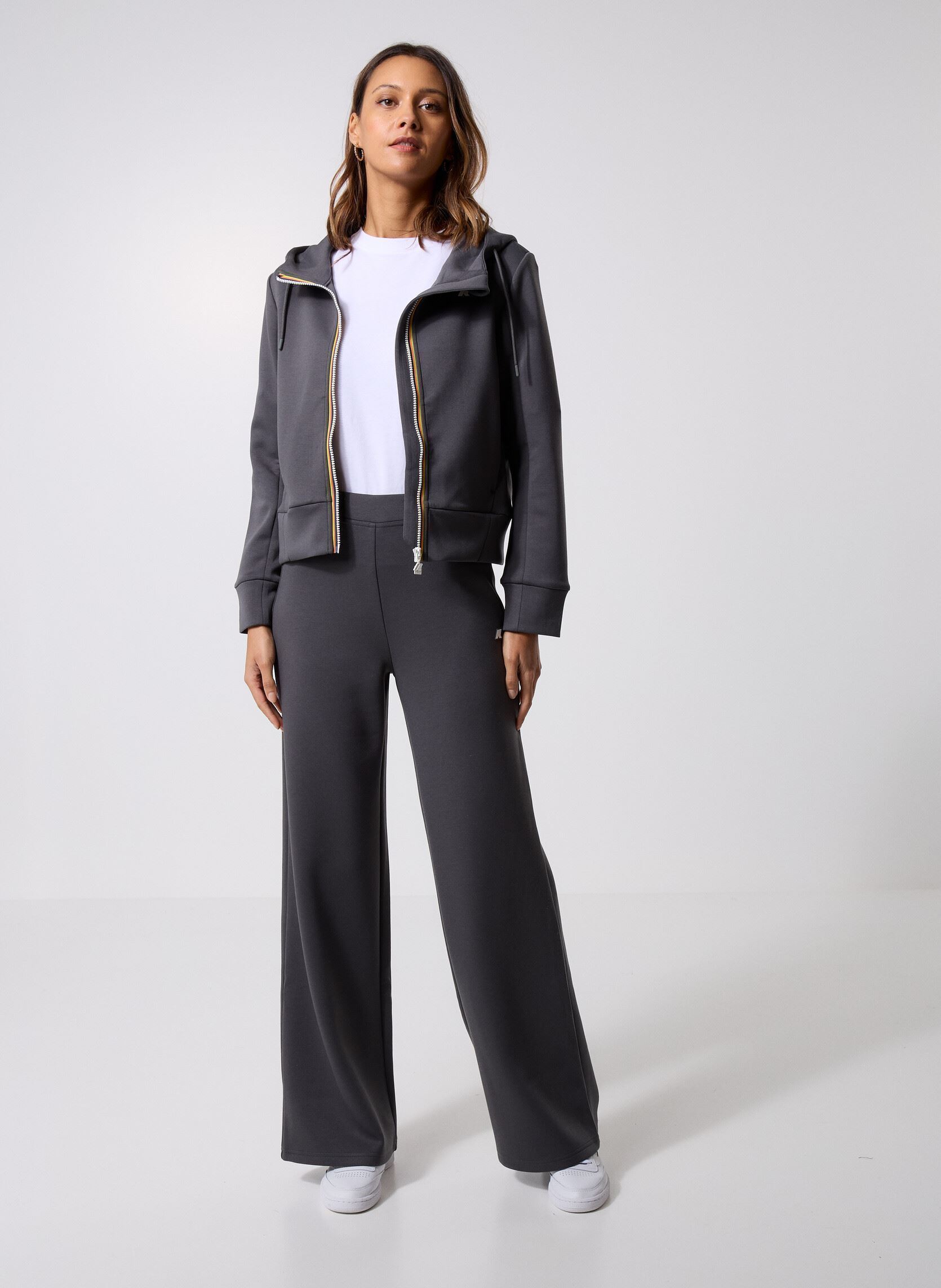 Bas de jogging Loire Light Spacer femme gris K-Way Bas de jogging Loire Light Spacer femme gris GREY SHADOW DK