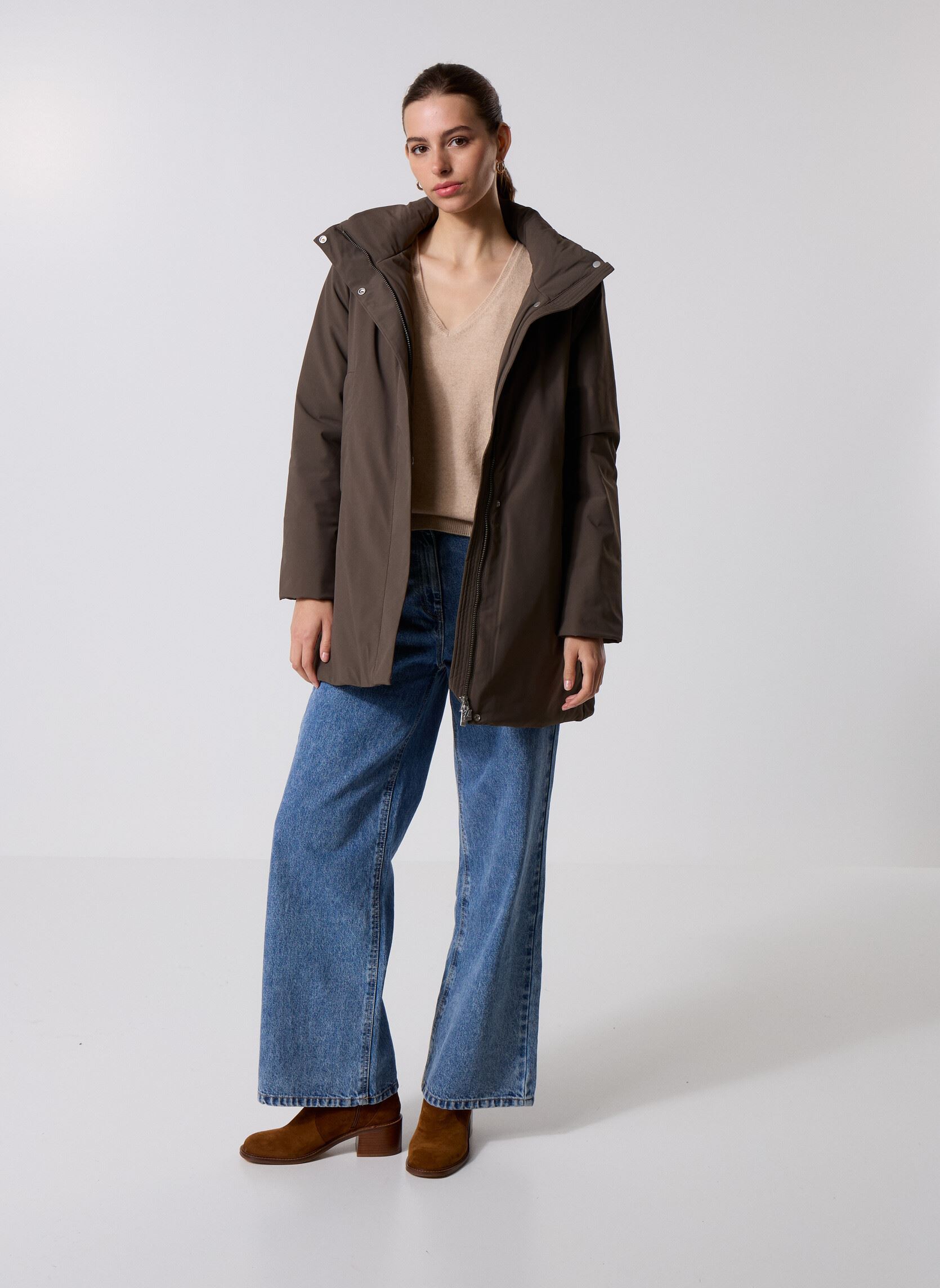 Regenjacken Marla St Warm damen braun K-Way Regenjacken Marla St Warm damen braun BLACK OLIVE