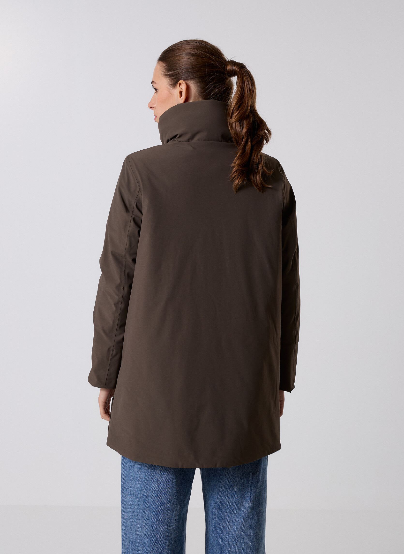 Regenjacken Marla St Warm damen braun K-Way Regenjacken Marla St Warm damen braun BLACK OLIVE