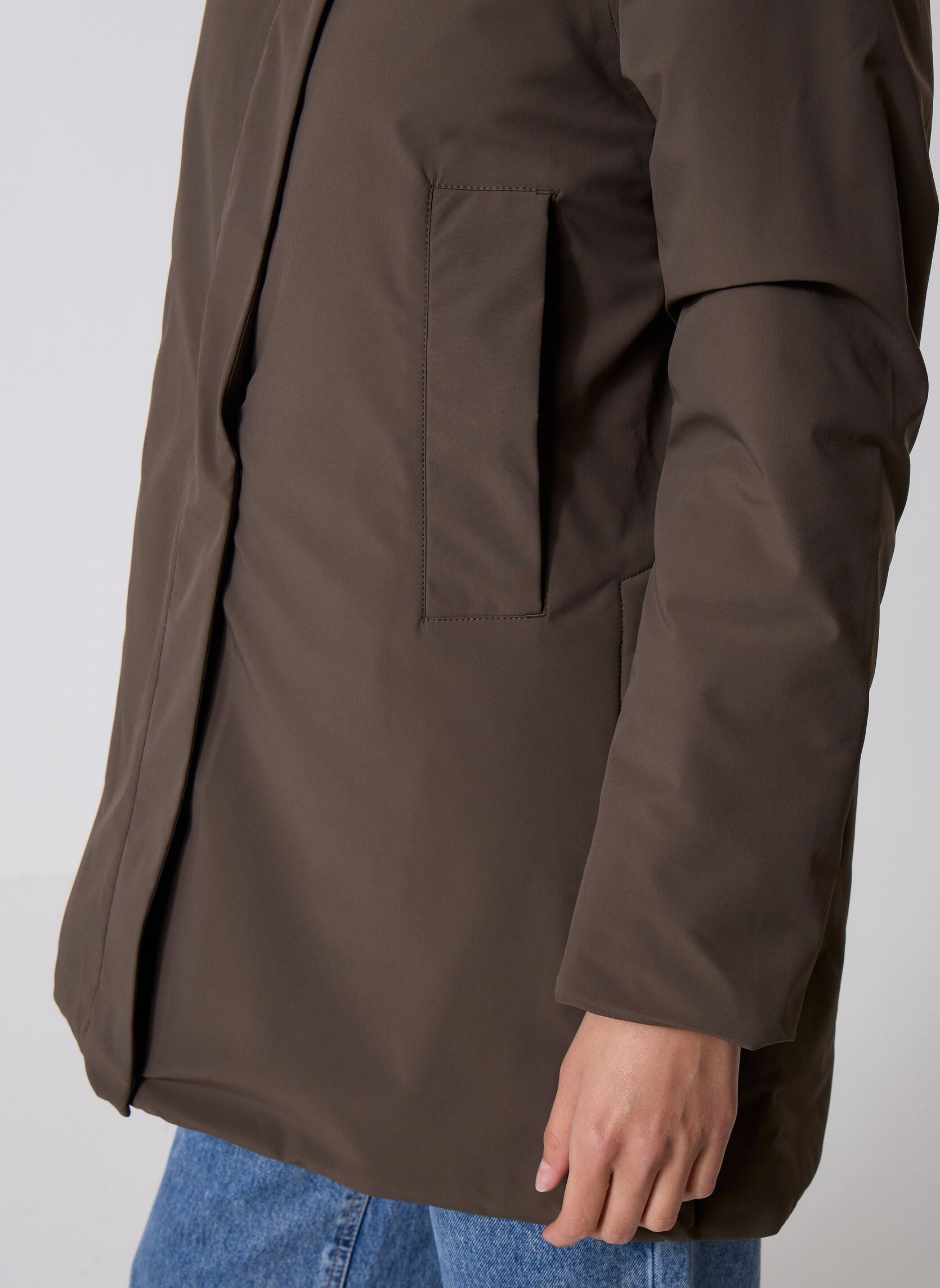 Regenjacken Marla St Warm damen braun K-Way Regenjacken Marla St Warm damen braun BLACK OLIVE