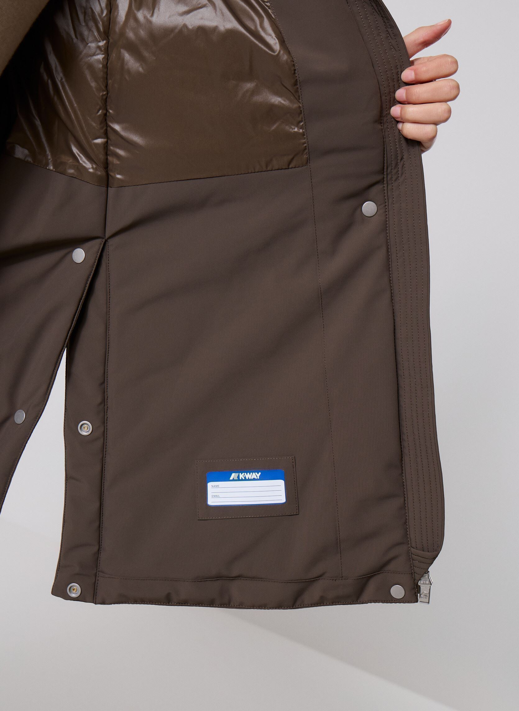 Regenjacken Marla St Warm damen braun K-Way Regenjacken Marla St Warm damen braun BLACK OLIVE