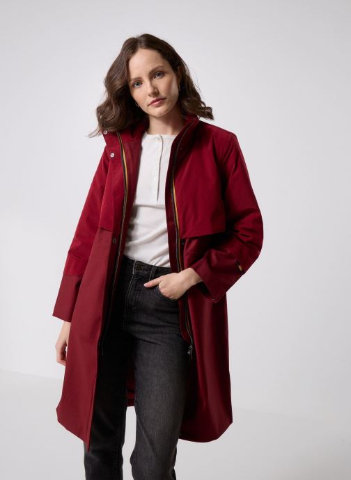 K-Way Mäntel Ella Wool Nylon Mix damen rot