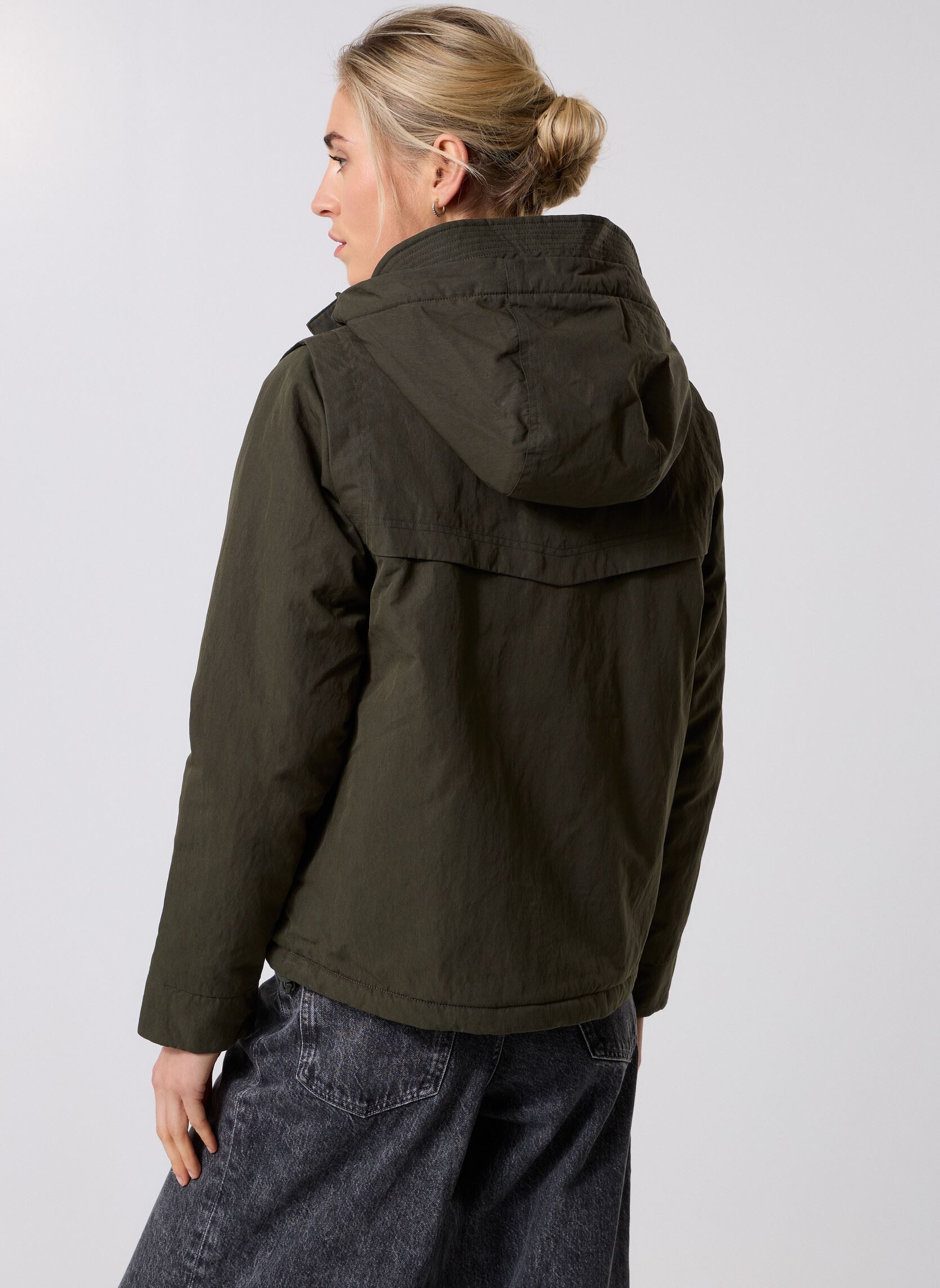Windjacks Ideler Cotton Feel dames groen K-Way Windjacks Ideler Cotton Feel dames groen GREEN BLACKISH-GREEN BLACKISH