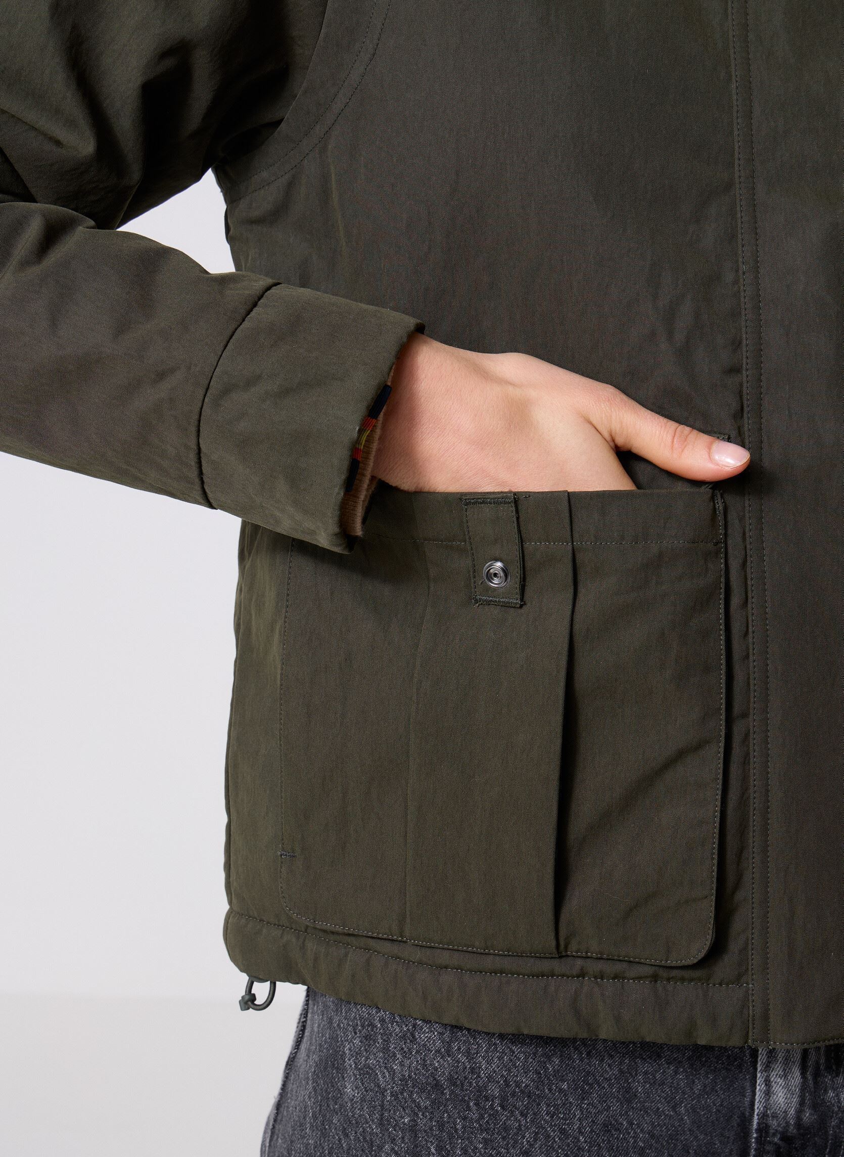 Windjacks Ideler Cotton Feel dames groen K-Way Windjacks Ideler Cotton Feel dames groen GREEN BLACKISH-GREEN BLACKISH