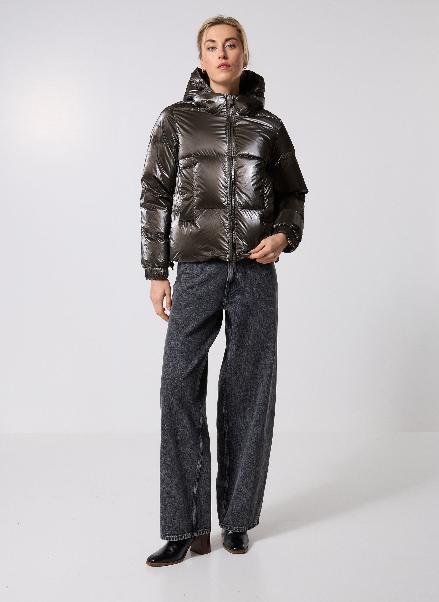 Doudounes Lethille Thermo Pearly femme marron K-Way Doudounes Lethille Thermo Pearly femme marron BLACK OLIVE COMBO