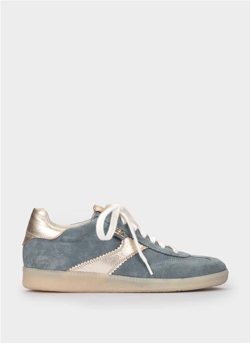 Pedro Miralles Baskets basses INDIANA CHAUSSURES DE SPORT EN DAIM BLEU femme bleu