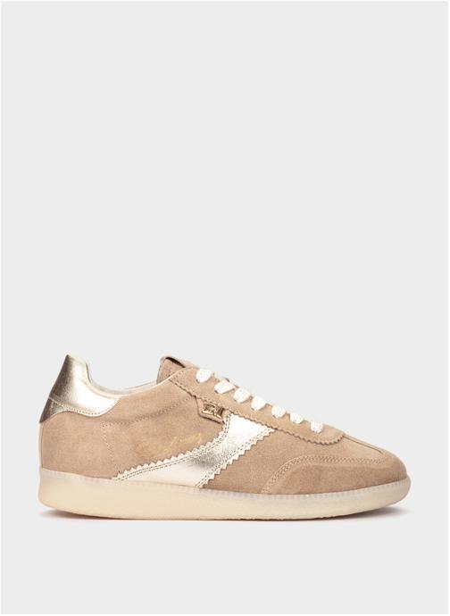 Pedro Miralles Baskets basses INDIANA BASKETS DE SPORT EN DAIM BEIGE femme marron