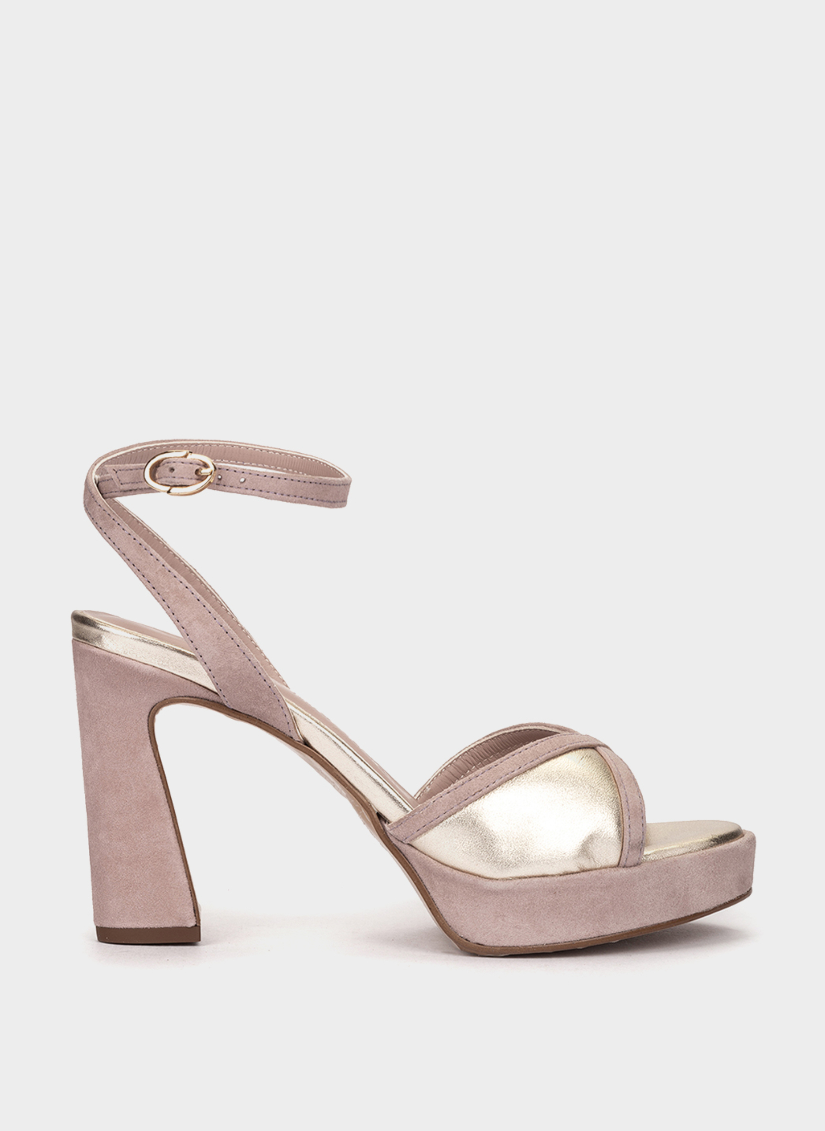 Sandales ILLAS SANDALES À TALONS EN DAIM ROSE PÂLE ET PLATINE femme rose Pedro Miralles Sandales ILLAS SANDALES À TALONS EN DAIM ROSE PÂLE ET PLATINE femme rose Rose