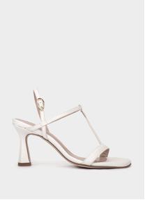 Sandales ZUFRE SANDALES À TALONS EN CUIR BLANC femme blanc Pedro Miralles Sandales ZUFRE SANDALES À TALONS EN CUIR BLANC femme blanc Blanc