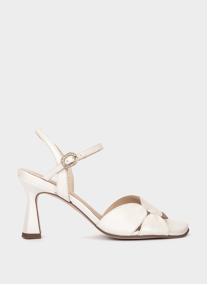 Sandales GRECIA SANDALES À TALONS EN CUIR BLANC femme blanc Pedro Miralles Sandales GRECIA SANDALES À TALONS EN CUIR BLANC femme blanc Blanc