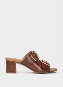 Sandales OTOS SANDALES À TALONS HAUTS EN CUIR VERNI MARRON femme marron Pedro Miralles Sandales OTOS SANDALES À TALONS HAUTS EN CUIR VERNI MARRON femme marron Marron