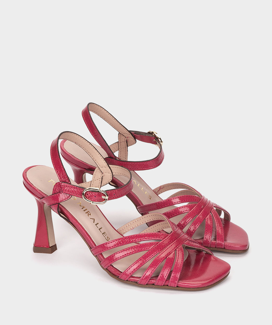 Sandales MUNERA SANDALES À TALONS EN CUIR FUCHSIA femme rose Pedro Miralles Sandales MUNERA SANDALES À TALONS EN CUIR FUCHSIA femme rose Rose