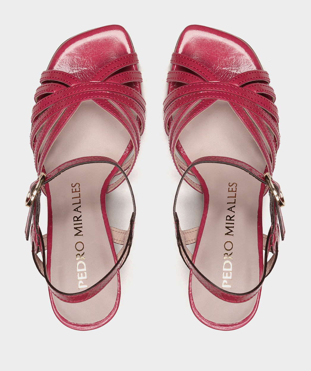 Sandales MUNERA SANDALES À TALONS EN CUIR FUCHSIA femme rose Pedro Miralles Sandales MUNERA SANDALES À TALONS EN CUIR FUCHSIA femme rose Rose