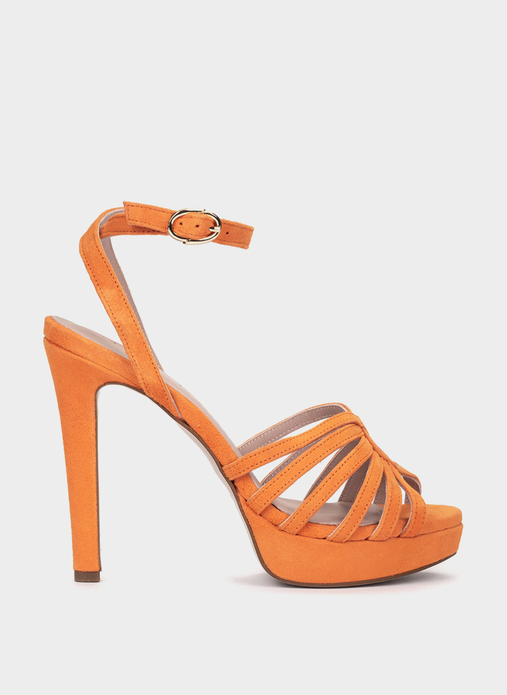 Sandales ETIOPIA SANDALES COMPENSÉES À TALONS EN DAIM ORANGE femme orange Pedro Miralles Sandales ETIOPIA SANDALES COMPENSÉES À TALONS EN DAIM ORANGE femme orange Orange
