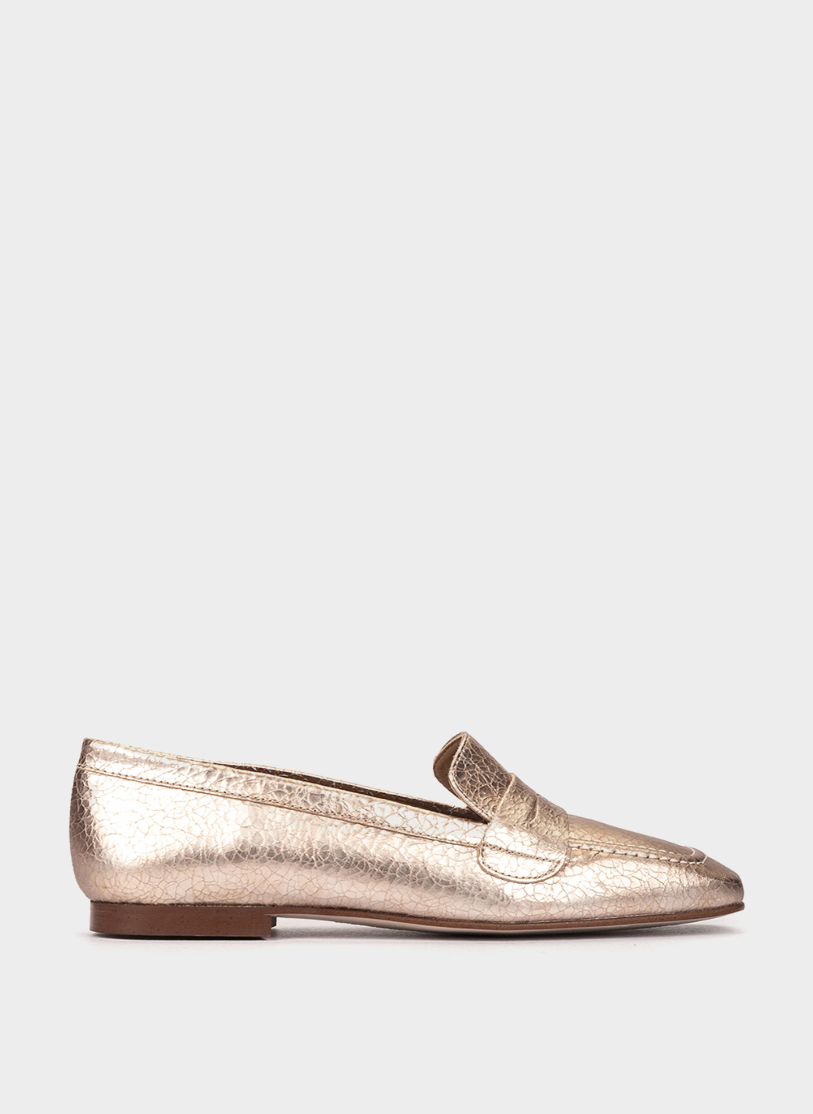 Mocassins TERQUE MOCASSINS EN CUIR MÉTALLISÉ CRAQUELÉ COULEUR OU ROSE femme or et bronze Pedro Miralles Mocassins TERQUE MOCASSINS EN CUIR MÉTALLISÉ CRAQUELÉ COULEUR OU ROSE femme or et bronze Or