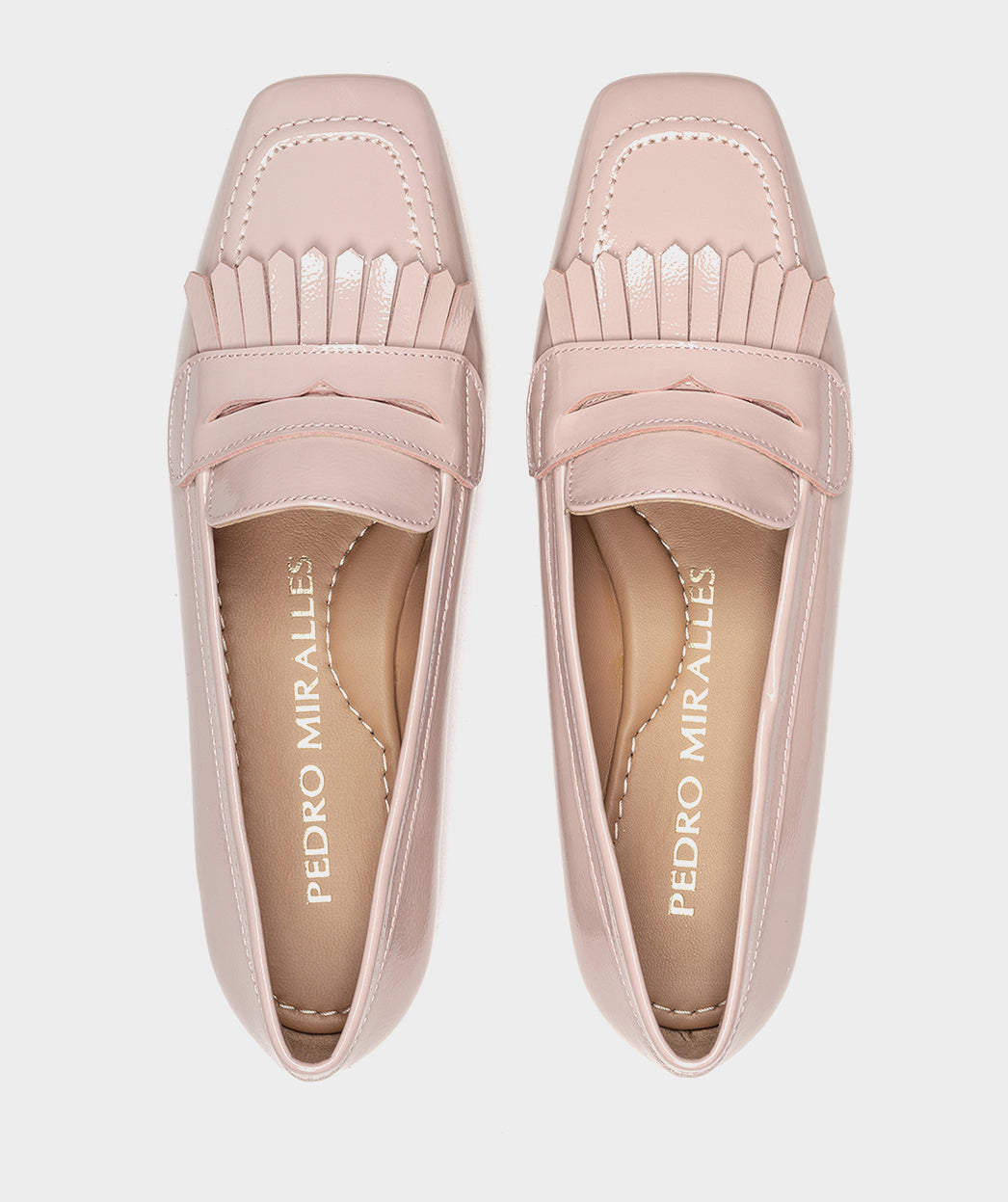 Mocassins CANTORIA MOCASSINS EN CUIR VERNI NUDE femme rose Pedro Miralles Mocassins CANTORIA MOCASSINS EN CUIR VERNI NUDE femme rose Rose